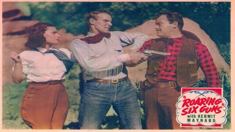 кадр из фильма Roaring Six Guns