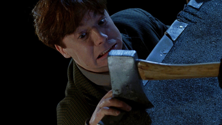 кадр из фильма Я женился на убийце с топором