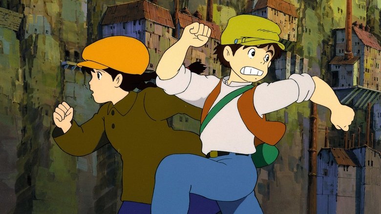 кадр из фильма Небесный замок Лапута