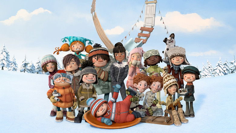 кадр из фильма Снежные гонки