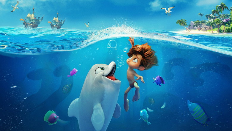 кадр из фильма Мальчик-дельфин