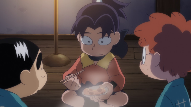 кадр из фильма 劇場版 忍たま乱太郎 ドクタケ忍者隊最強の軍師