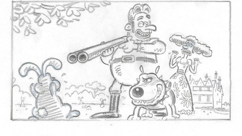 кадр из фильма The Making of Wallace & Gromit: The Curse of the Were-Rabbit