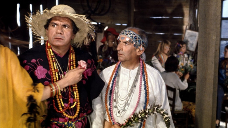 кадр из фильма Жандарм на отдыхе