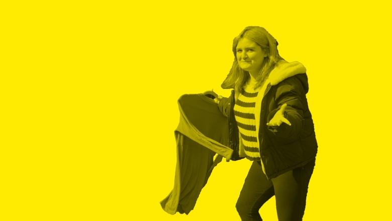 кадр из фильма Dresses and the Struggles of Wearing Them