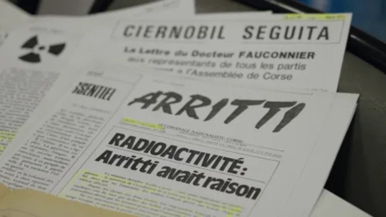 кадр из фильма Tchernobyl, un nuage sur la Corse