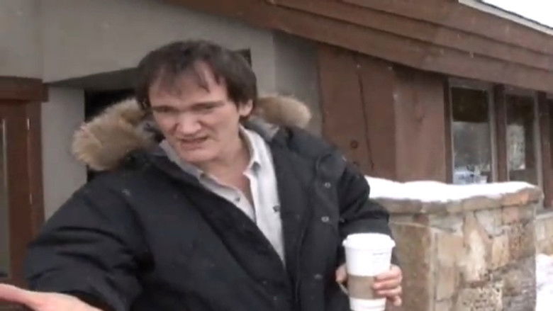 кадр из фильма Tarantino Slaps a Cameraman