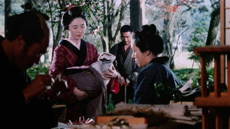 кадр из фильма Затоичи на свободе