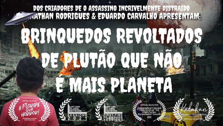 кадр из фильма Brinquedos revoltados de Plutão que não é mais planeta