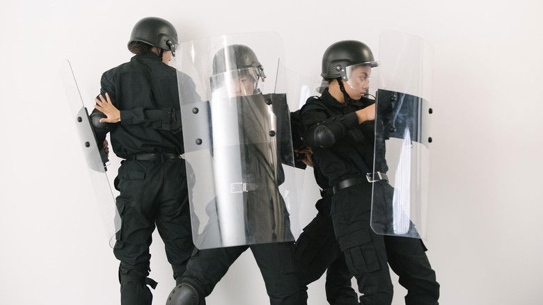 кадр из фильма Rehearsal of the Futures: Police Training Exercises