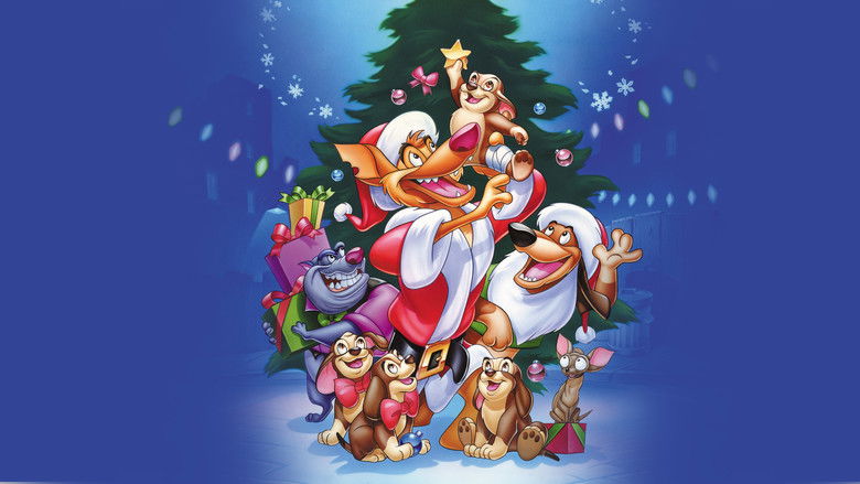 кадр из фильма Все собаки празднуют Рождество