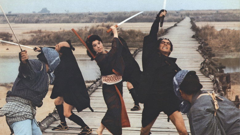 кадр из фильма めくらのお市物語 真赤な流れ鳥