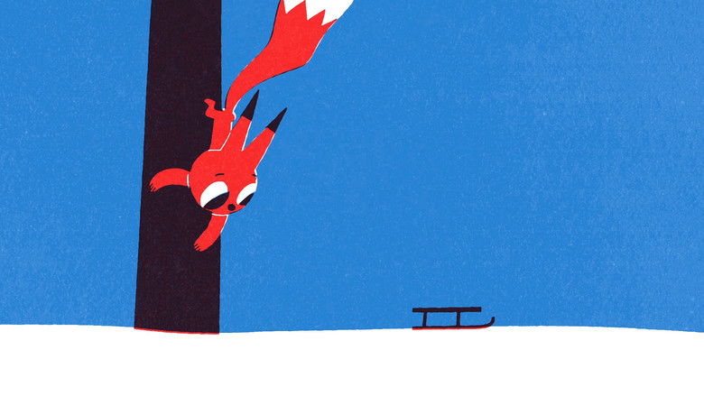 кадр из фильма Бельчонок и санки