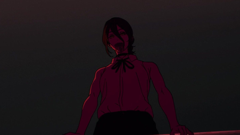 кадр из фильма Человек-бензопила. Фильм: История Резе