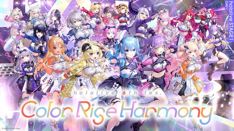 кадр из фильма hololive 6th fes. Color Rise Harmony Day 1 hololive Stage 1