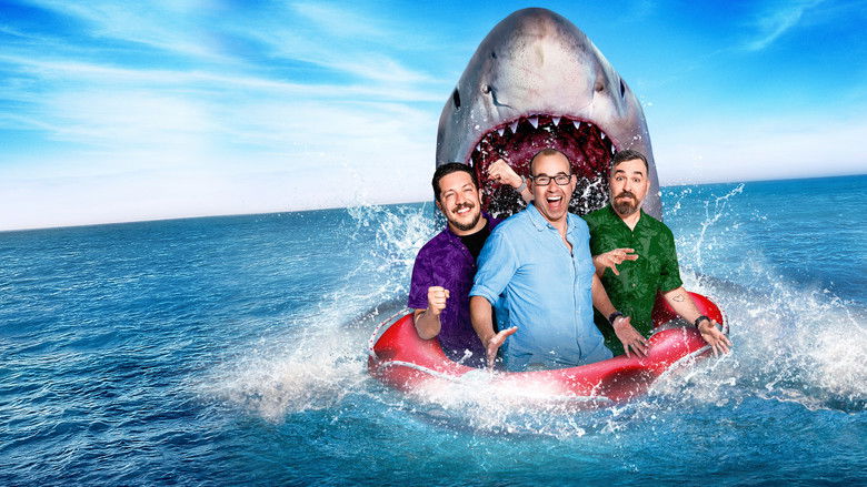 кадр из фильма Impractical Jokers: Shark Week Spectacular