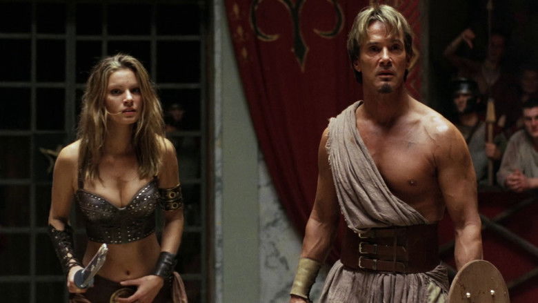 кадр из фильма Амазонки и гладиаторы