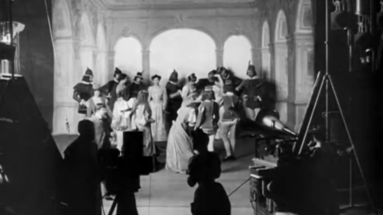 кадр из фильма Alice Guy tourne une phonoscène sur le théâtre de pose des Buttes-Chaumont