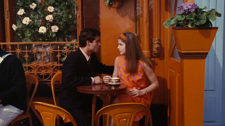 кадр из фильма Шербурские зонтики