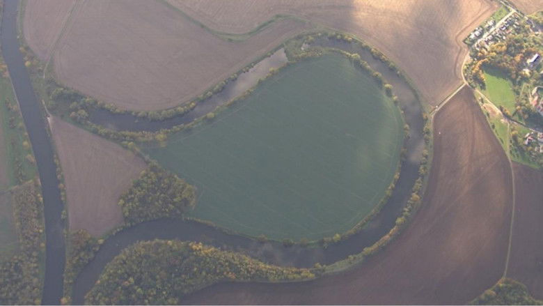 кадр из фильма Die Saale von oben