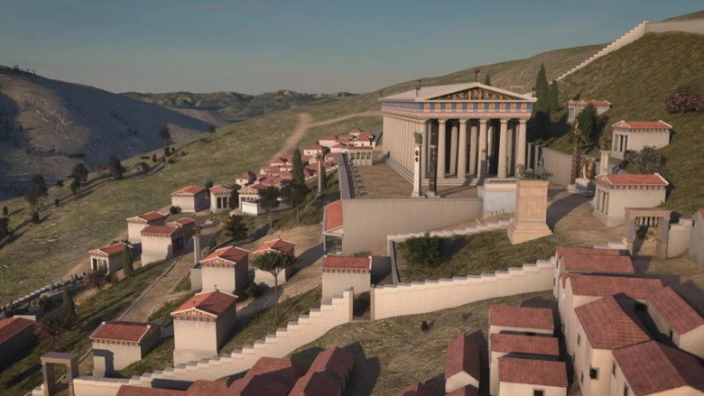 кадр из фильма Delphes, nombril du monde