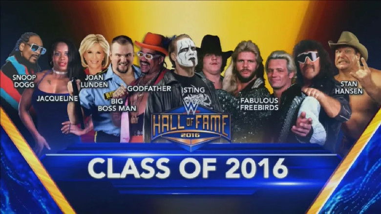 кадр из фильма WWE Hall of Fame 2016