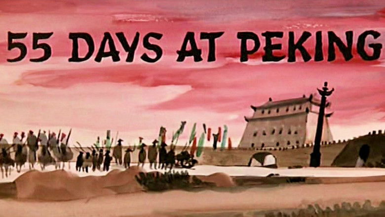 кадр из фильма 55 дней в Пекине