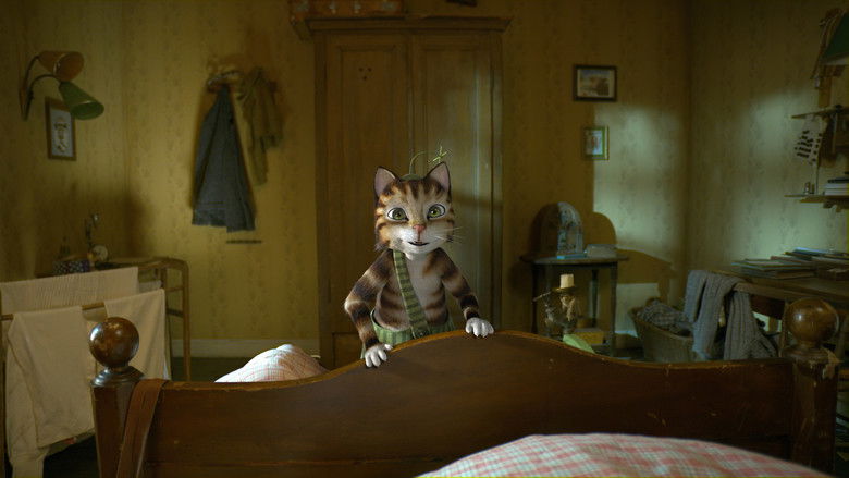 кадр из фильма Петсон и Финдус. Финдус переезжает