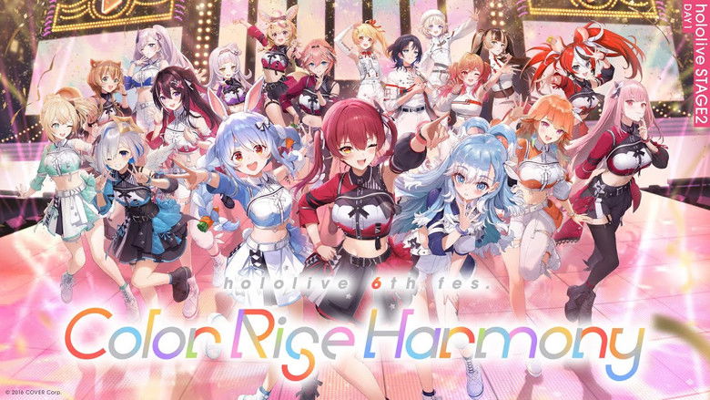 кадр из фильма hololive 6th fes. Color Rise Harmony Day 1 hololive Stage 2