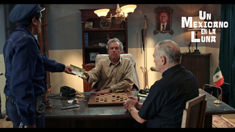 кадр из фильма Un mexicano en la Luna