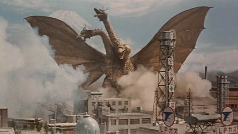 кадр из фильма Годзилла против Монстра Зеро