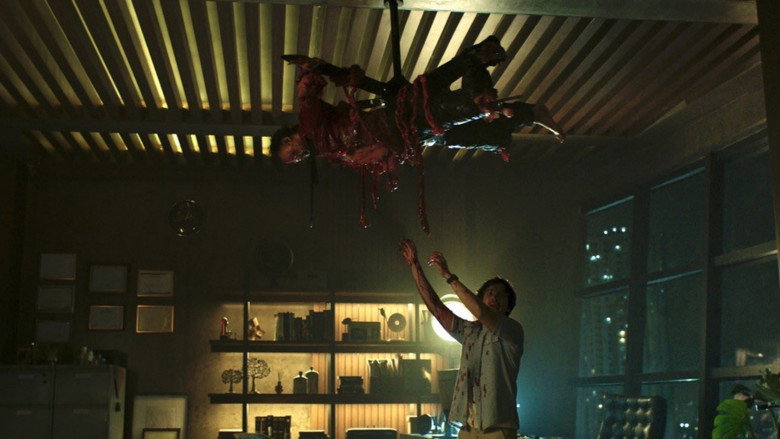 кадр из фильма Призрак в клетке