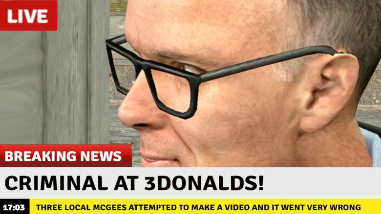 кадр из фильма Criminal at 3Donald's Location