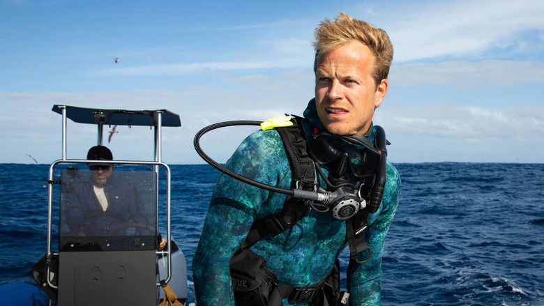 кадр из фильма В мире дельфинов с Берти Грегори