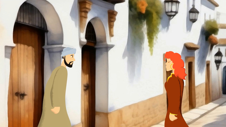 кадр из фильма Abenzaidún y Wallada, amor eterno