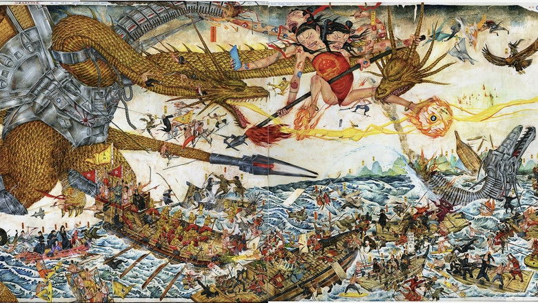 кадр из фильма Годзилла против Кинга Гидоры