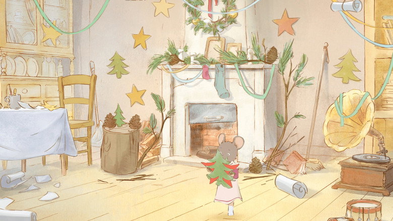 кадр из фильма Le Noël d'Ernest et Célestine