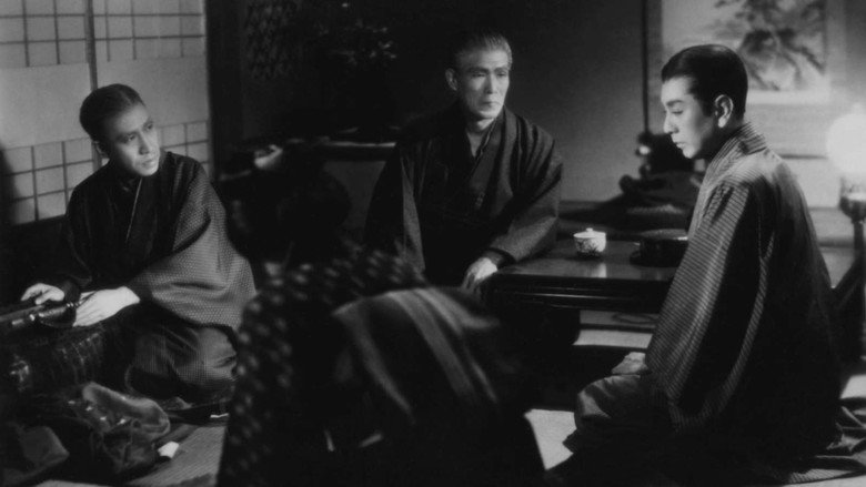 кадр из фильма Повесть о поздней хризантеме