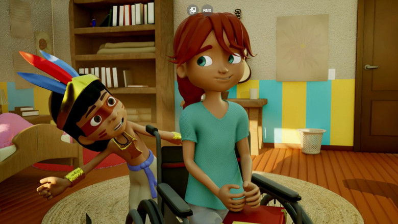 кадр из фильма Ako y el Oscuro Mundo de Atar