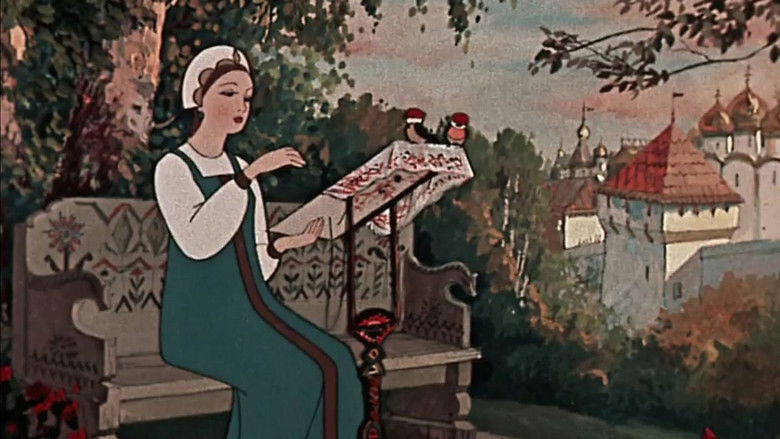 кадр из фильма Сказка о мёртвой царевне и о семи богатырях