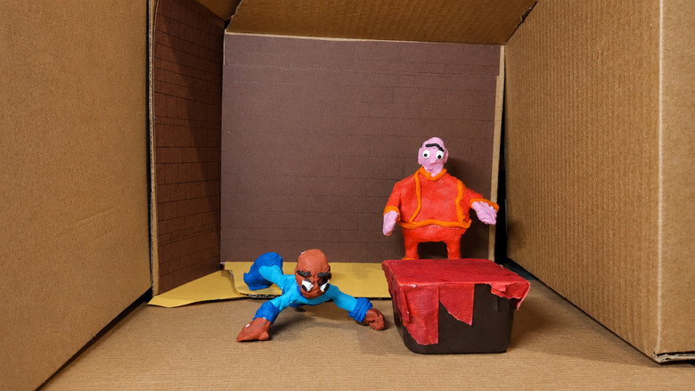 кадр из фильма Azulín y Rojín: la caja