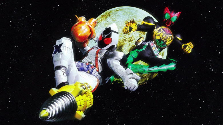 кадр из фильма 仮面ライダー×仮面ライダー フォーゼ＆オーズ MOVIE大戦 MEGA MAX