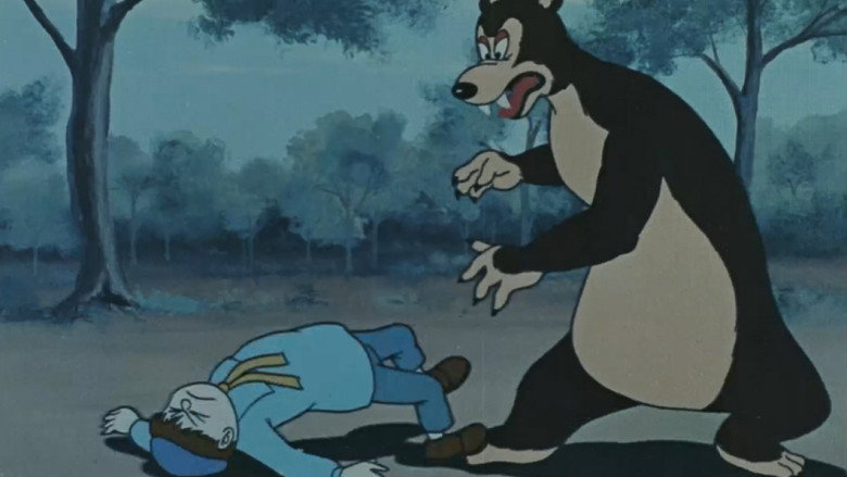 кадр из фильма The Children and the Bear