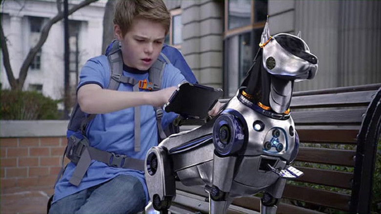 кадр из фильма Моя собака Робопес