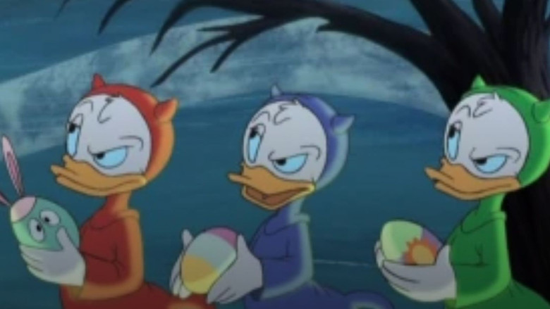 кадр из фильма Donald's Halloween Scare