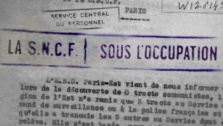 кадр из фильма La SNCF sous l'Occupation