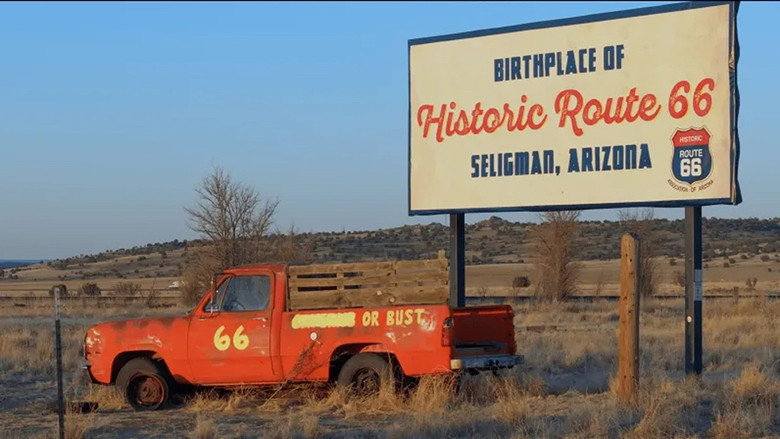 кадр из фильма Route 66, une légende américaine