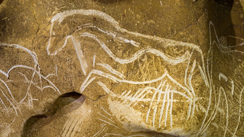 кадр из фильма Grotte Chauvet - Dans les pas des artistes de la Préhistoire