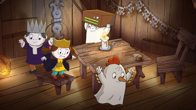 кадр из фильма Lilla spöket Laban spökar igen