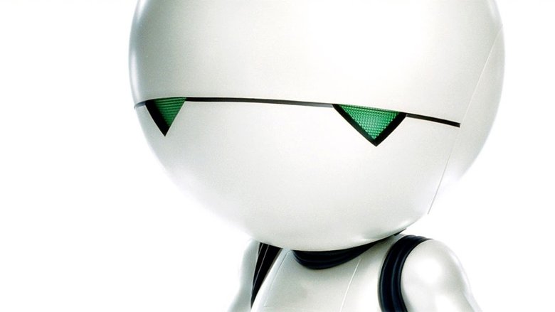 кадр из фильма Автостопом по галактике